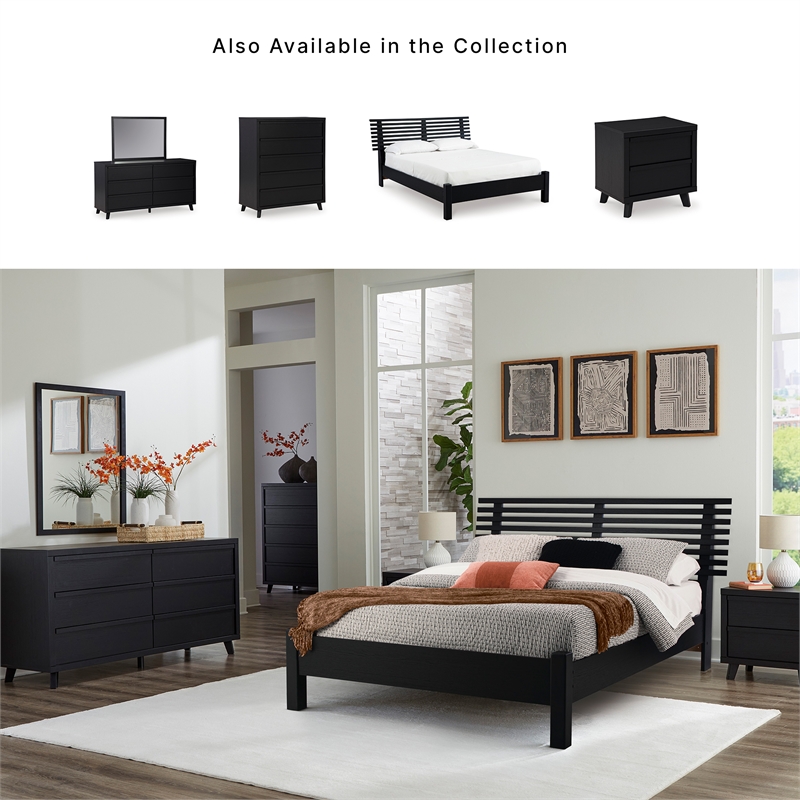 Ashley Furniture Danziar Black Dresser