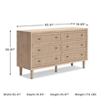 Signature Design by Ashley Cielden Bedroom Dresser in Brown & Gray