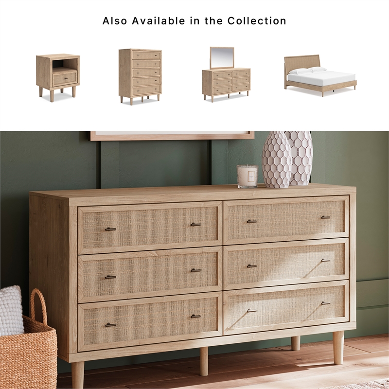 Signature Design by Ashley Cielden Bedroom Dresser in Brown & Gray
