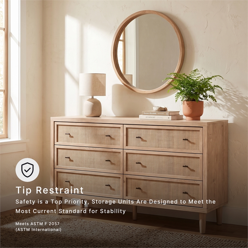 Signature Design by Ashley Cielden Bedroom Dresser in Brown & Gray