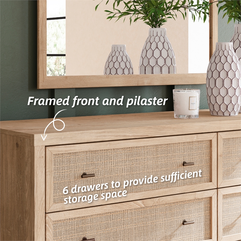 Signature Design by Ashley Cielden Bedroom Dresser in Brown & Gray