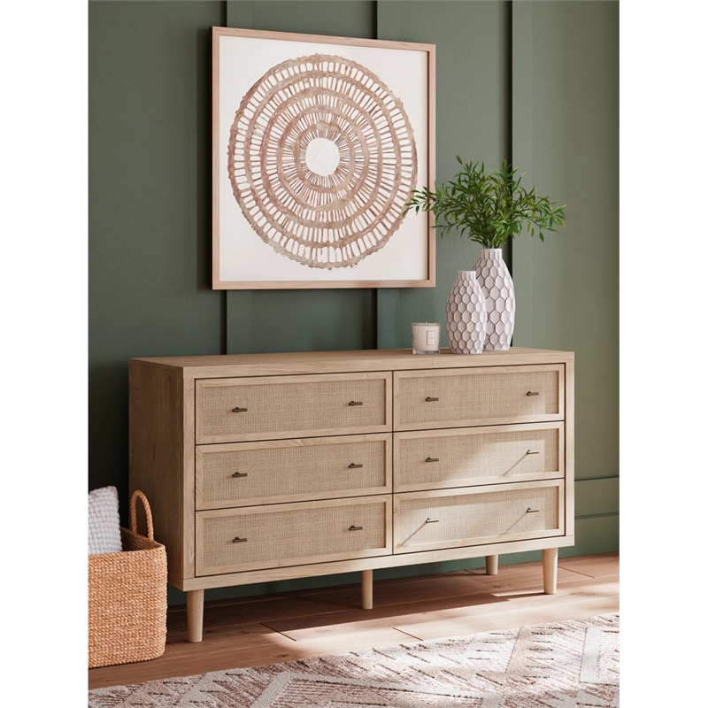 Signature Design by Ashley Cielden Bedroom Dresser in Brown & Gray