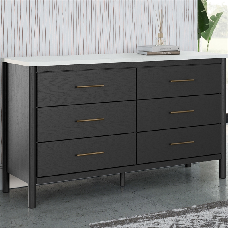 Ashley Furniture Cadmori Black & White Dresser