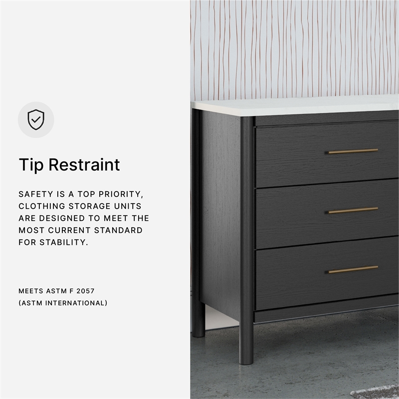 Ashley Furniture Cadmori Black & White Dresser