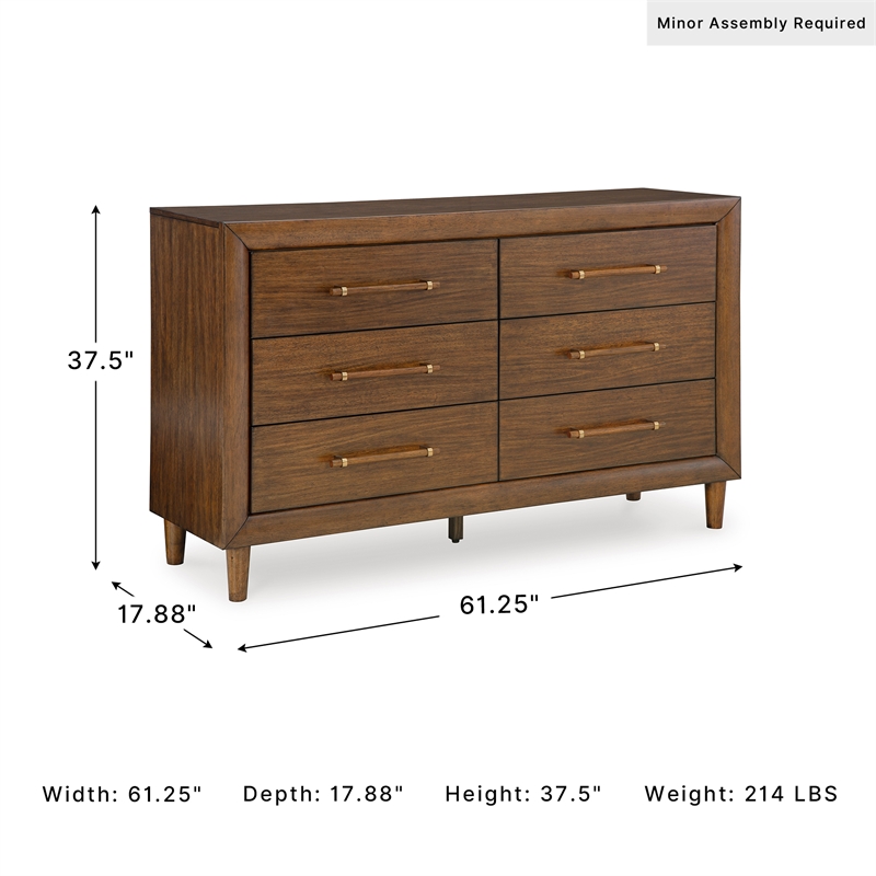 Ashley Furniture Lyncott Brown Dresser