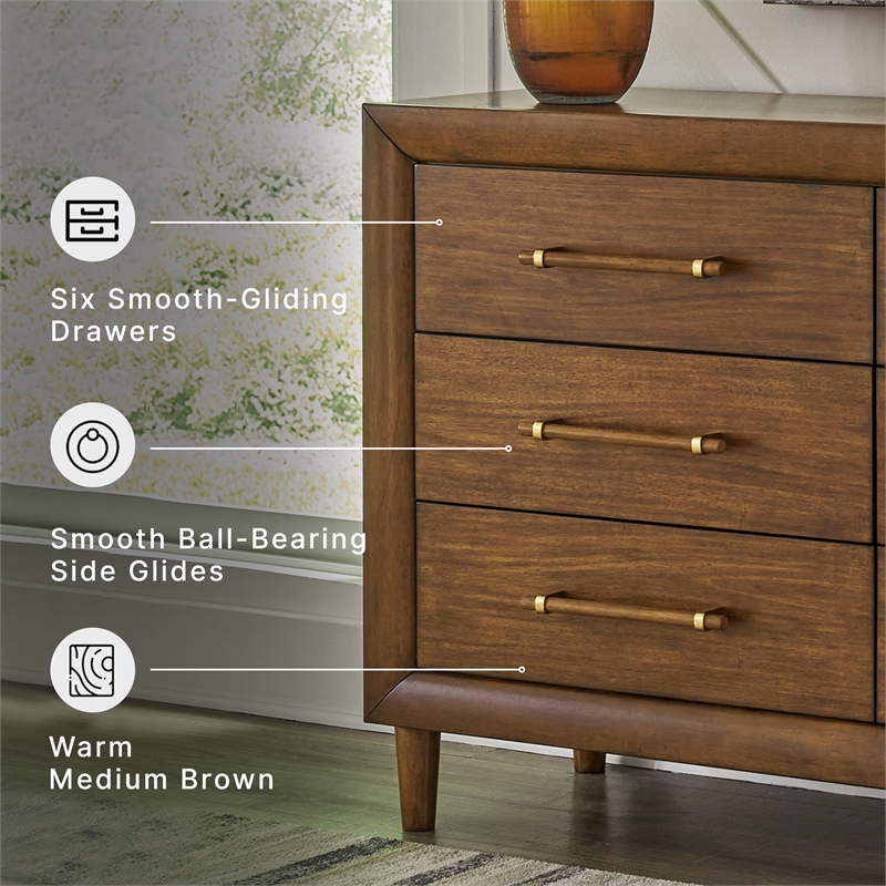 Ashley Furniture Lyncott Brown Dresser