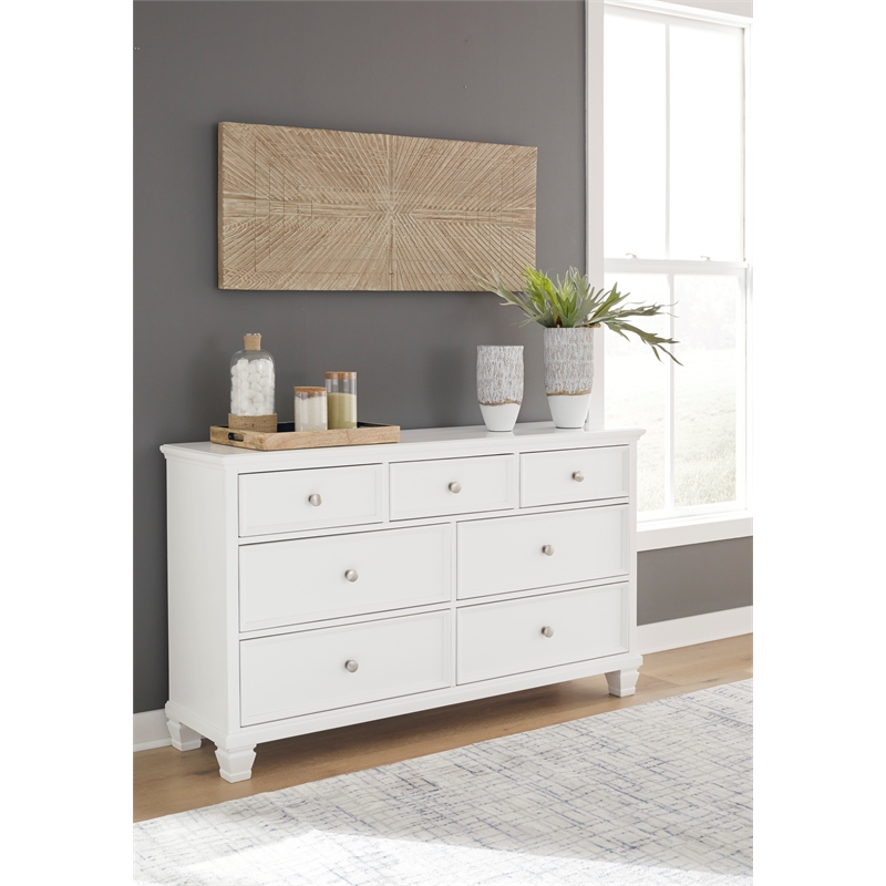 Ashley Furniture Fortman White Dresser