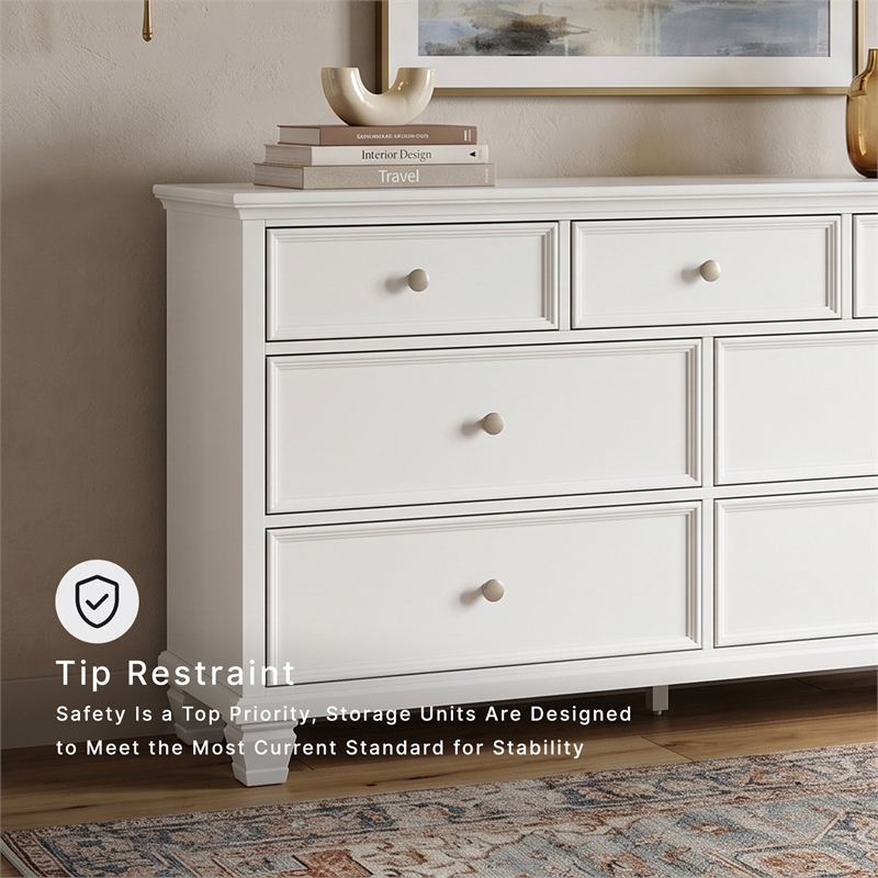Ashley Furniture Fortman White Dresser