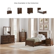 Ashley Furniture Danabrin Solid Wood 7-Drawer Bedroom Dresser in Brownish Cherry