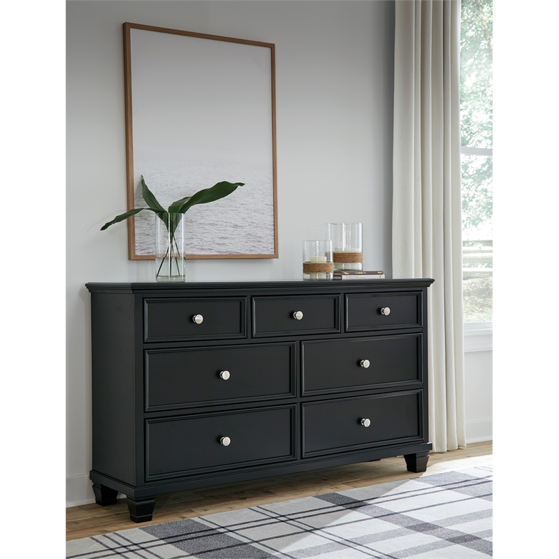 Signature Design by Ashley Lanolee Bedroom Dresser in Black