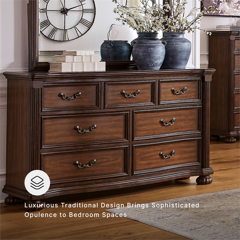 Ashley Furniture Lavinton Brown Dresser