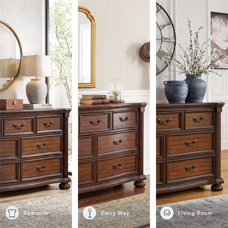 Ashley Furniture Lavinton Brown Dresser