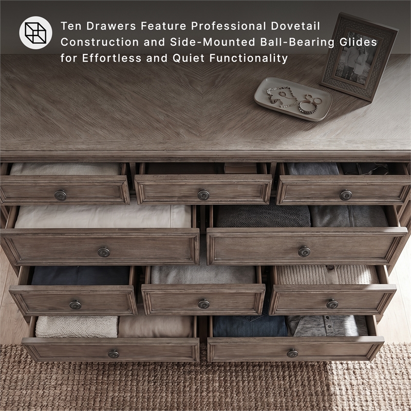 Ashley Furniture Blairhurst Light Grayish Brown Dresser