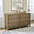 Ashley Furniture Cabalynn Light Brown Dresser