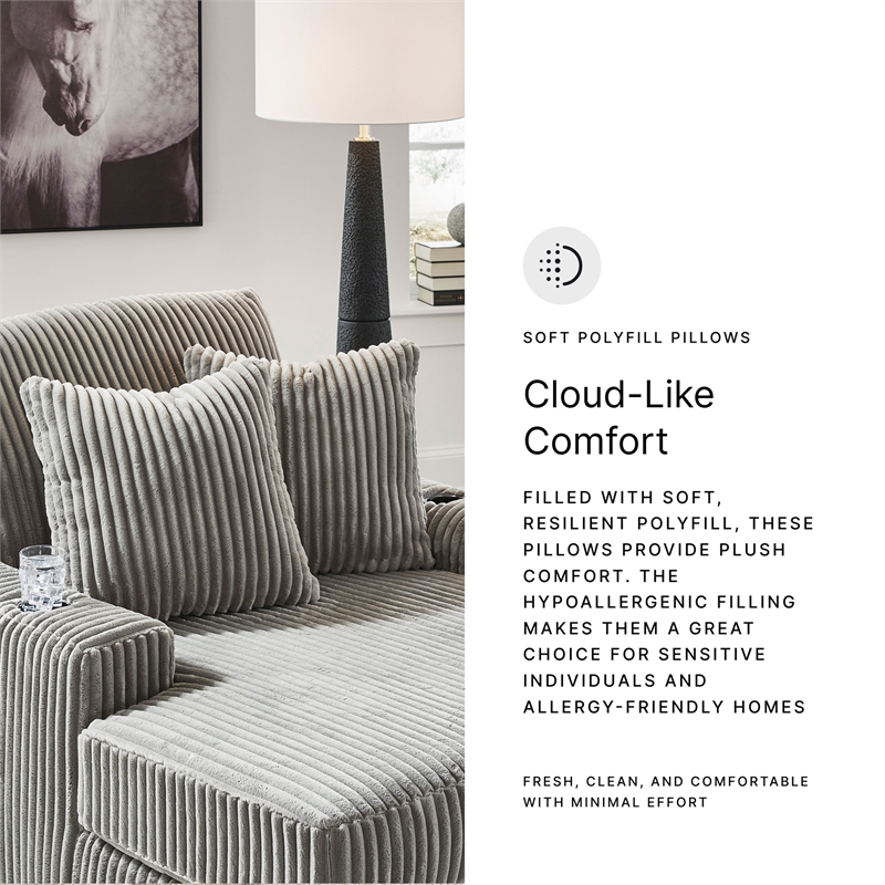 Signature Design by Ashley Furniture Lindyn Fog Chaise