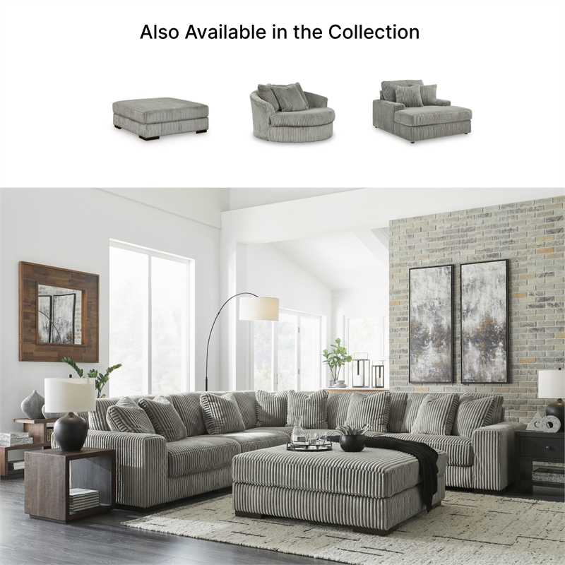 Signature Design by Ashley Furniture Lindyn Fog Chaise