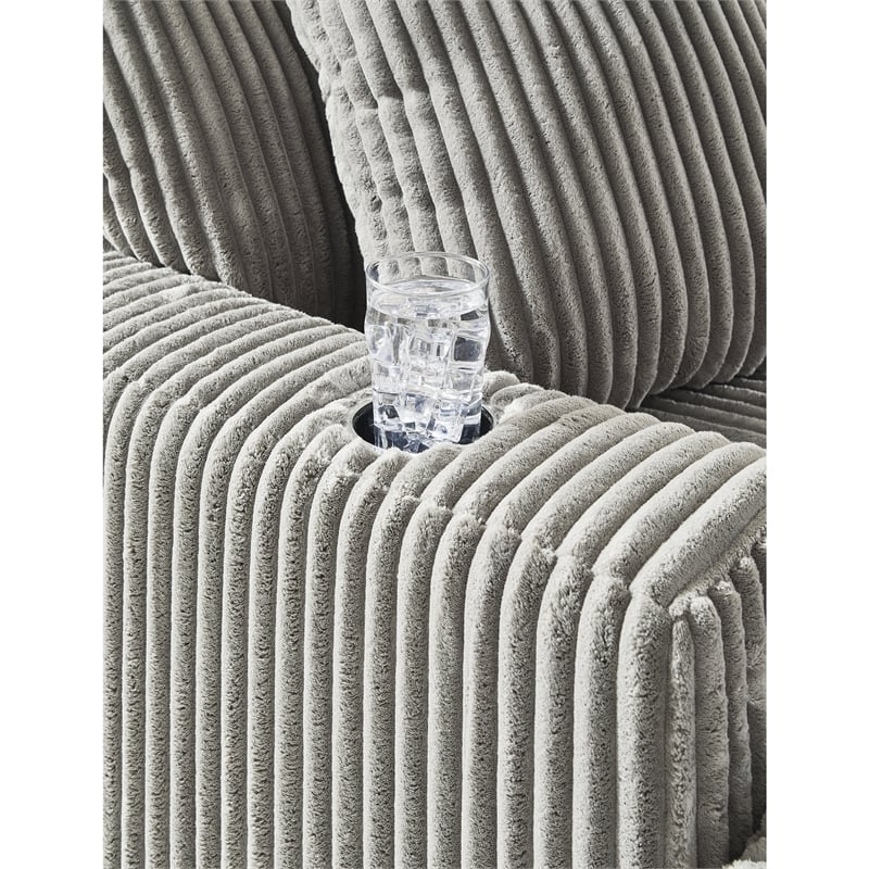 Signature Design by Ashley Furniture Lindyn Fog Chaise