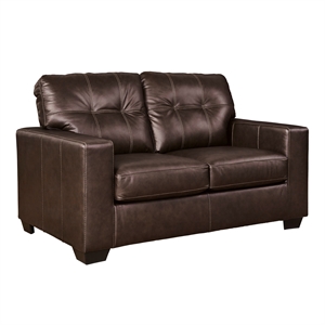 Signature Design by Ashley Furniture Santorine Dark Brown Loveseat