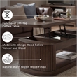 Signature Design by Ashley Furniture Korestone Dark Brown Lift-Top Coffee Table
