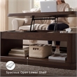 Signature Design by Ashley Furniture Korestone Dark Brown Lift-Top Coffee Table