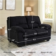 Signature Design by Ashley Furniture SimpleJoy Onyx Loveseat