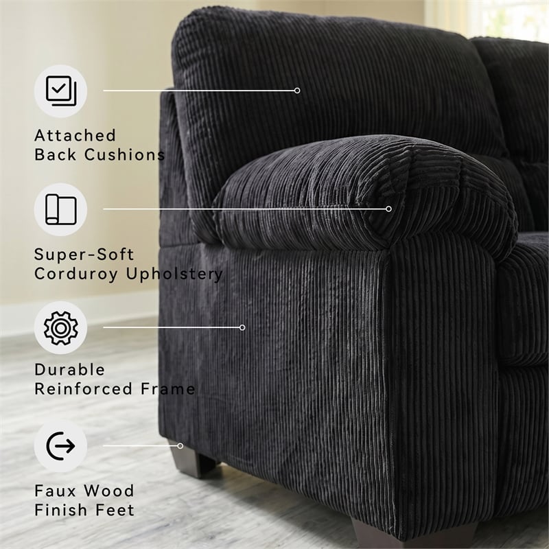 Signature Design by Ashley Furniture SimpleJoy Onyx Sofa