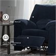 Signature Design by Ashley Furniture SimpleJoy Navy Recliner