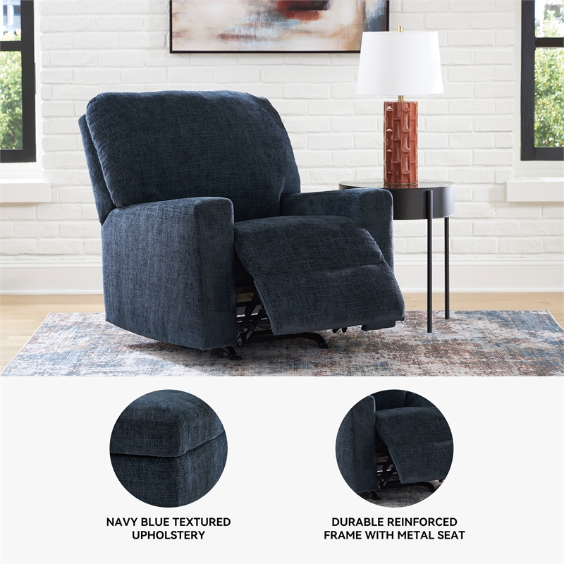 Signature Design by Ashley Furniture Aviemore Ink Recliner