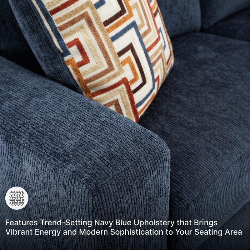 Signature Design by Ashley Furniture Aviemore Blue Queen Sofa Sleeper