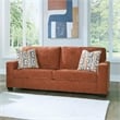 Signature Design by Ashley Furniture Aviemore Orange Sofa