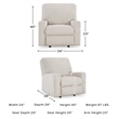 Signature Design by Ashley Furniture Aviemore Stone Recliner
