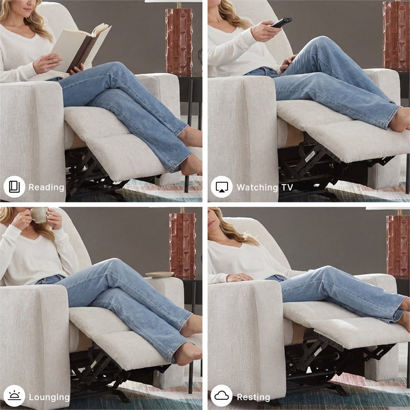 Signature Design by Ashley Furniture Aviemore Stone Recliner