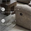 Signature Design by Ashley Furniture Laresview Gray Reclining Sofa