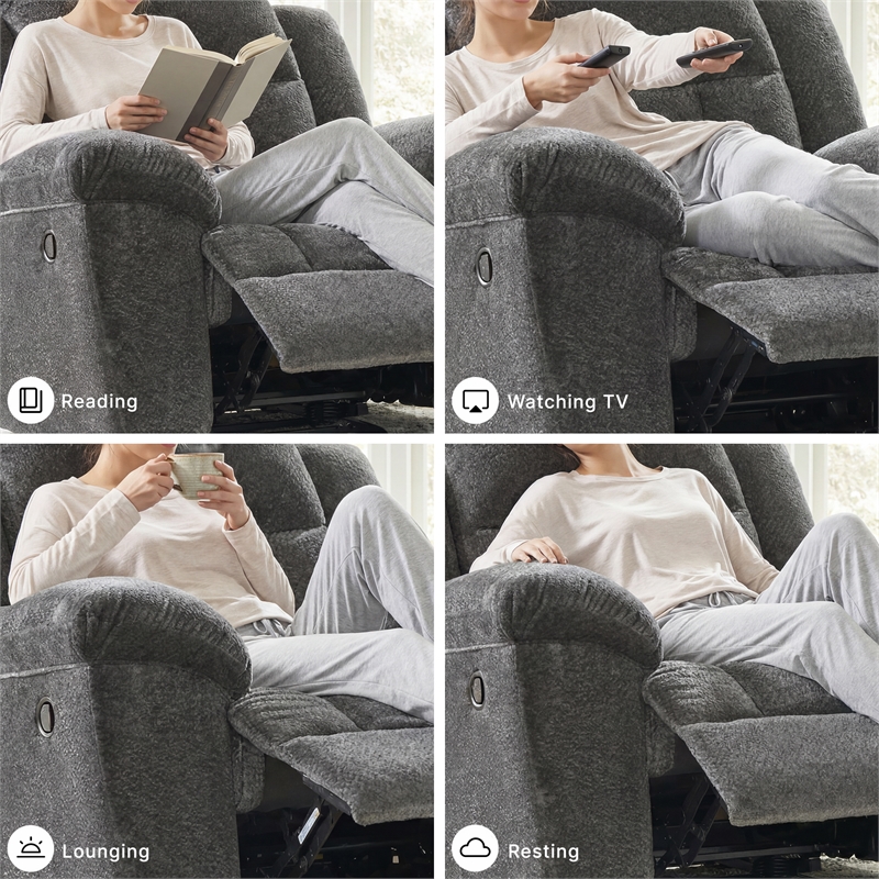 Signature Design by Ashley Furniture Frohn Graphite Recliner