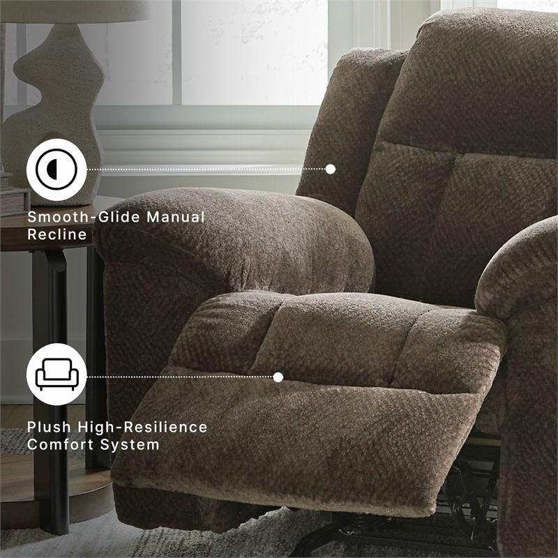Signature Design by Ashley Furniture Frohn Chocolate Recliner