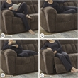 Signature Design by Ashley Furniture Frohn Chocolate Reclining Sofa