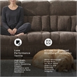 Signature Design by Ashley Furniture Frohn Chocolate Reclining Sofa