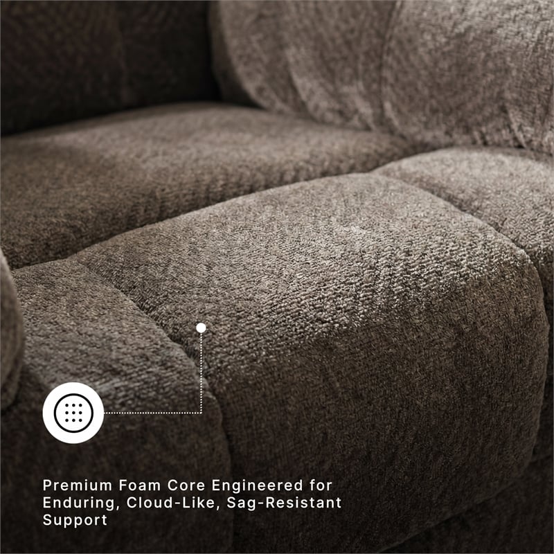 Signature Design by Ashley Furniture Frohn Chocolate Reclining Sofa