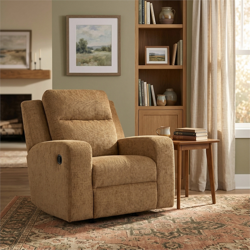 Signature Design by Ashley Furniture Kanlow Honey Recliner