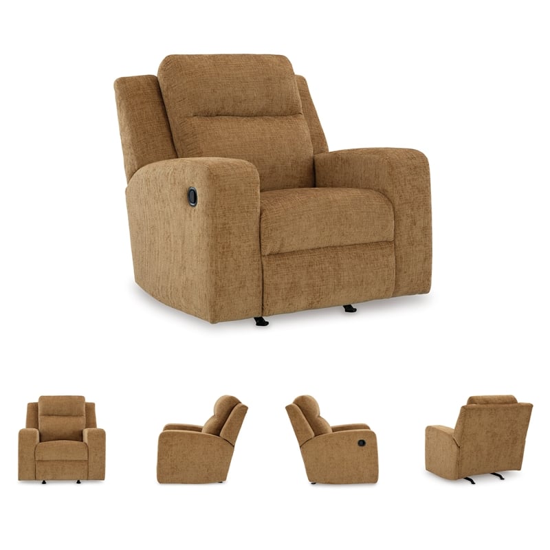 Signature Design by Ashley Furniture Kanlow Honey Recliner