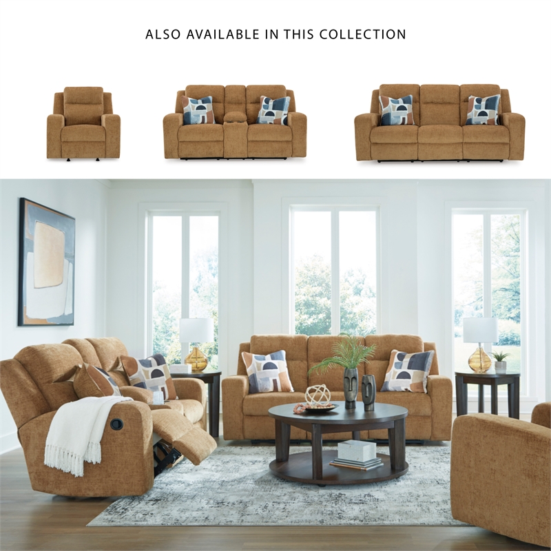 Signature Design by Ashley Furniture Kanlow Honey Recliner