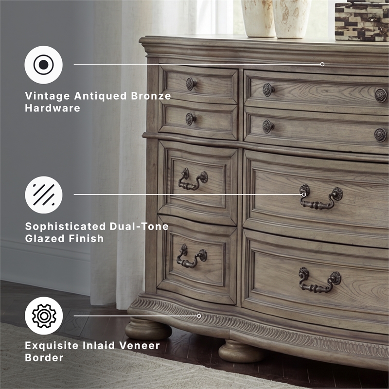 Signature Design by Ashley Furniture Ardenfield Light Brown Dresser
