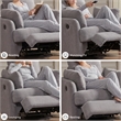 Signature Design by Ashley Modmax Gray Swivel Glider Chair