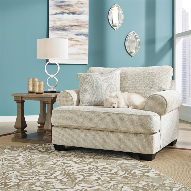 Signature Design by Ashley Monaghan Beige Oversized Chair