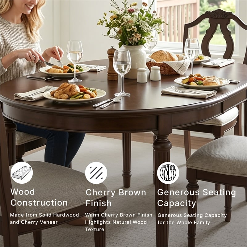 Signature Design by Ashley Lavinton Brown Dining Extension Table