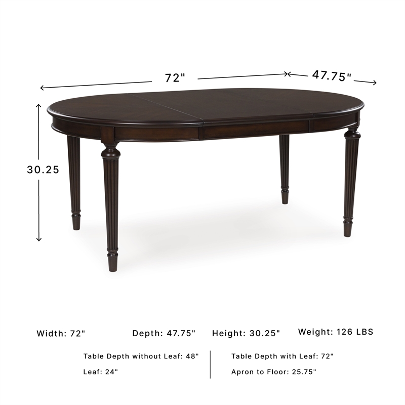 Signature Design by Ashley Lavinton Brown Dining Extension Table