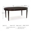 Signature Design by Ashley Lavinton Brown Dining Extension Table