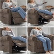 Signature Design by Ashley Aureta Brown Power Lift Recliner