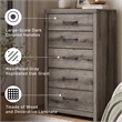 Signature Design by Ashley Fondenlane Dark Gray 5 Drawer Chest