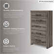 Signature Design by Ashley Fondenlane Dark Gray 5 Drawer Chest